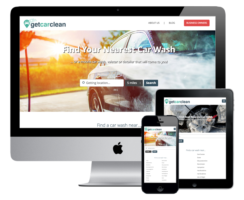 GetCarClean - Home Page