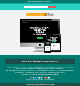 Download Website Mockup Generators » Cohoda